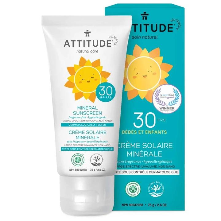 Attitude - Protection solaire Bébé - Sans parfum FPS30 75g
