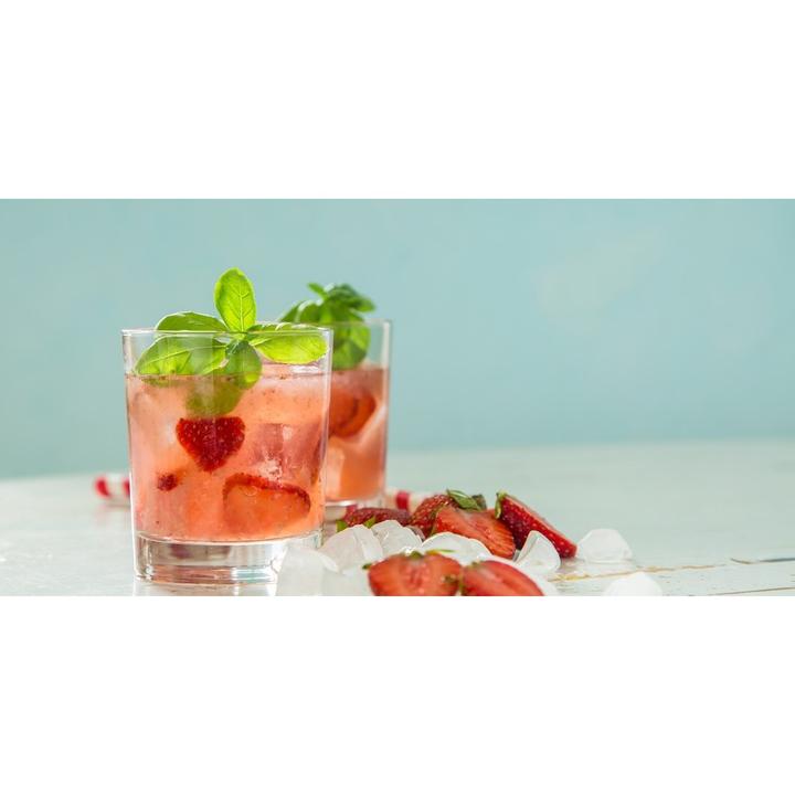 Kombucha fraise et basilic