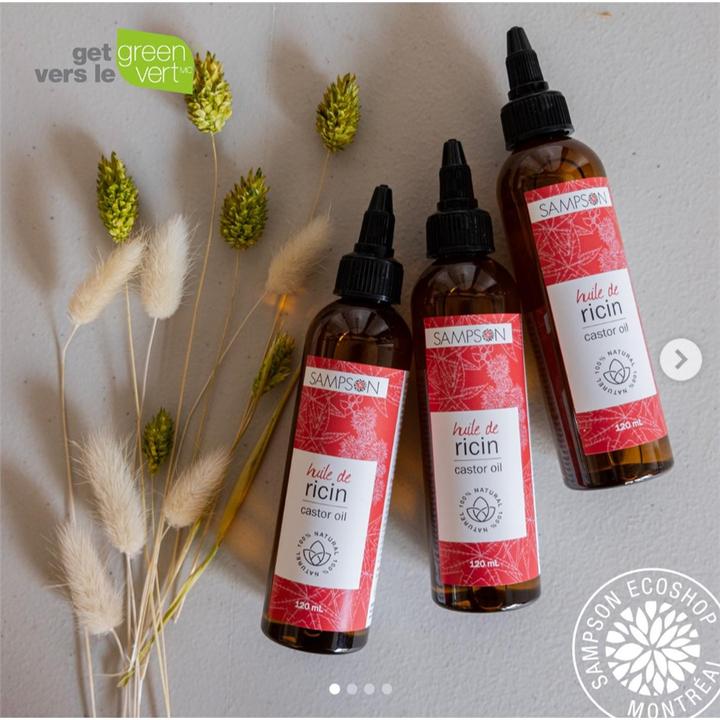 Sampson Eco Shop - Huile de ricin 120 mL