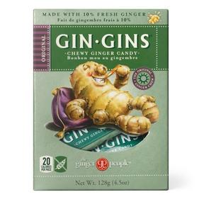 Ginger People - Gin Gins Bonbons à mâcher au gingembre Originale 84g