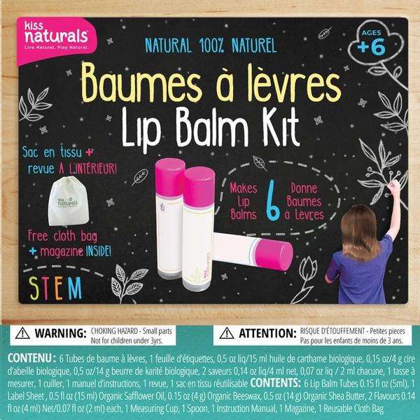 Kiss Naturals - Kit de fabrication Baume à lèvres