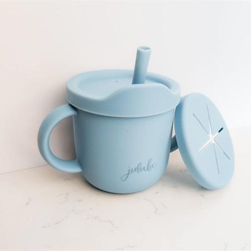 Duo gobelet à paille et à collation