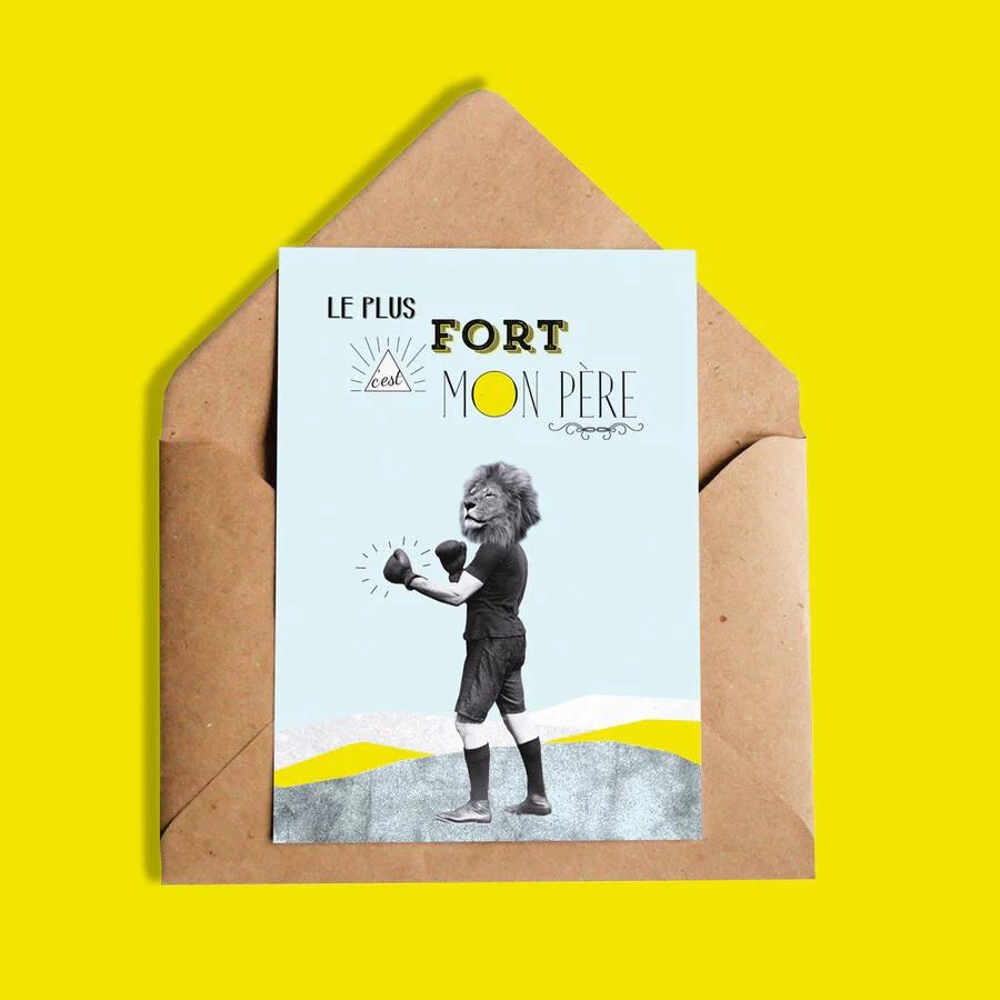 So Meow - Carte de souhait Le plus fort