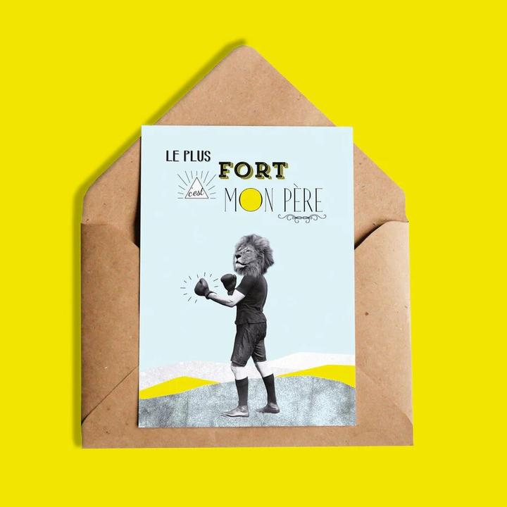 So Meow - Carte de souhait Le plus fort