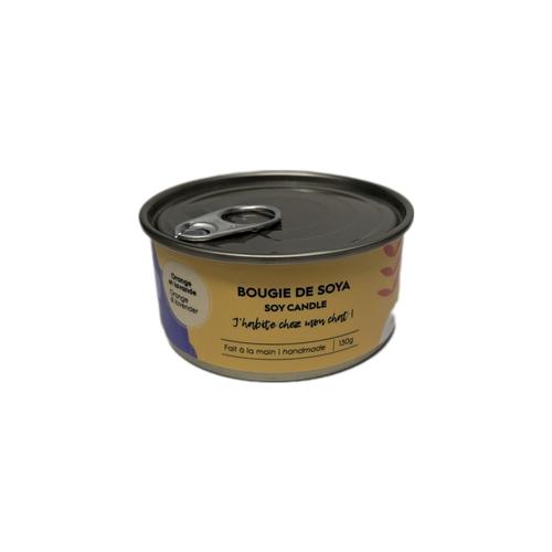 Bougie de soya en conserve