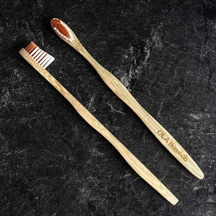 Ola Bamboo - Brosse à dents en bambou pour animaux