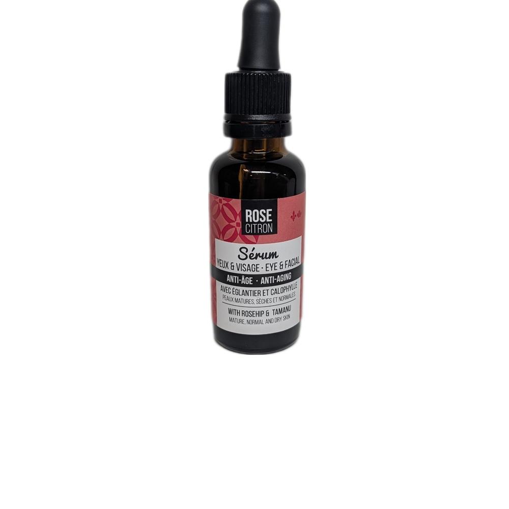 Rose Citron - Sérum contour des yeux et visage - Anti âge 30 mL (com. spéciale)