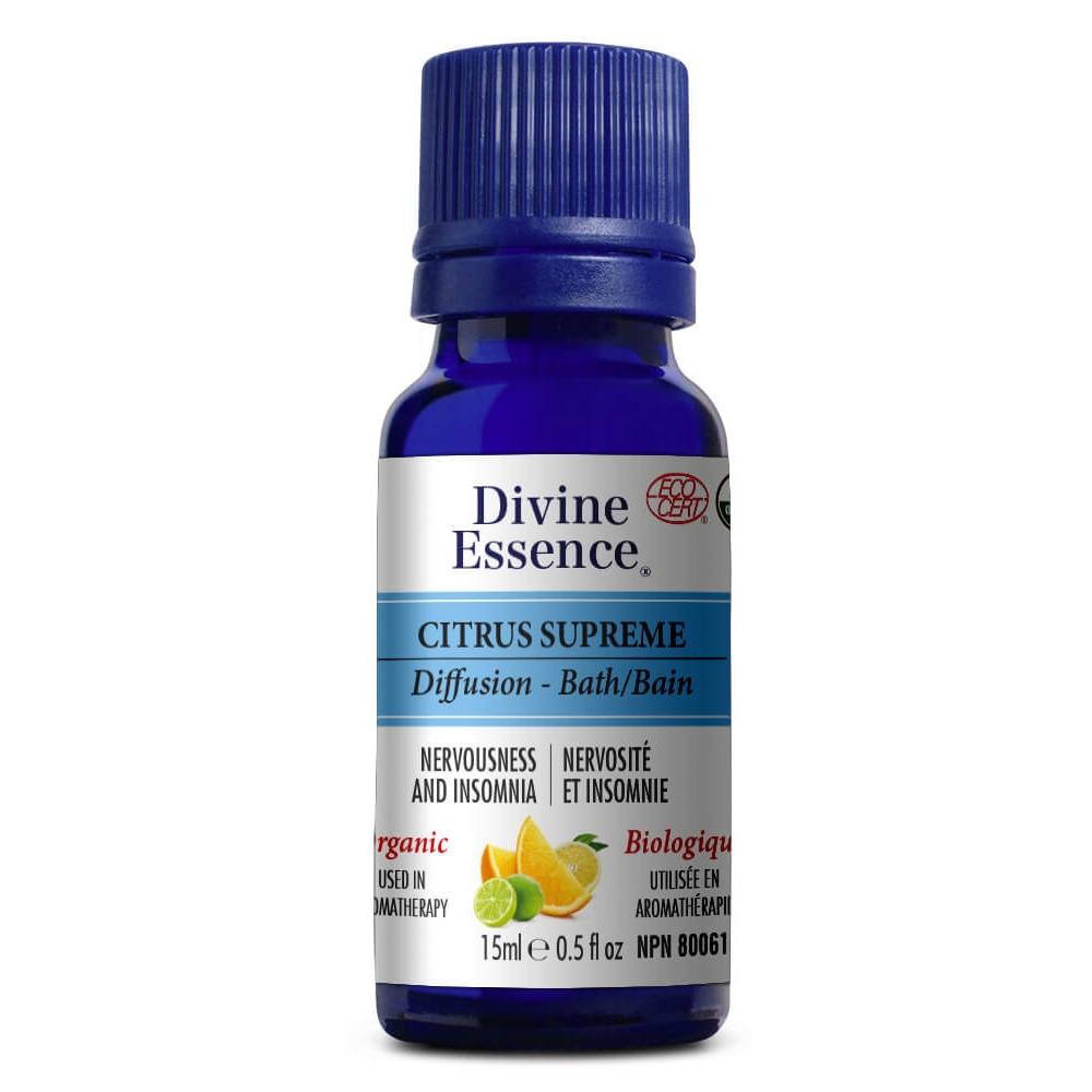 Divine Essence - Complexe d'huiles essentielles biologiques pour diffuseur