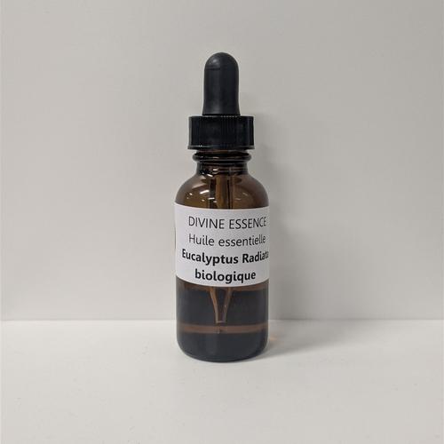 Huile essentielle d'eucalyptus radiata biologique