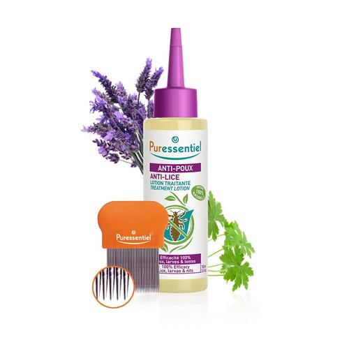 Lotion Traitante Anti-Poux avec peigne