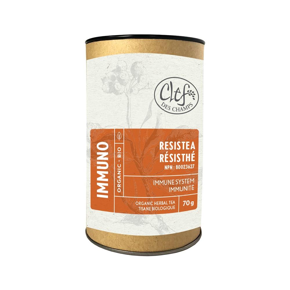 Clef des Champs - Infusion biologique en tube Résisthé 70g