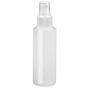 Flacons pulvérisateurs cylindriques Naturel 4 oz (120mL)