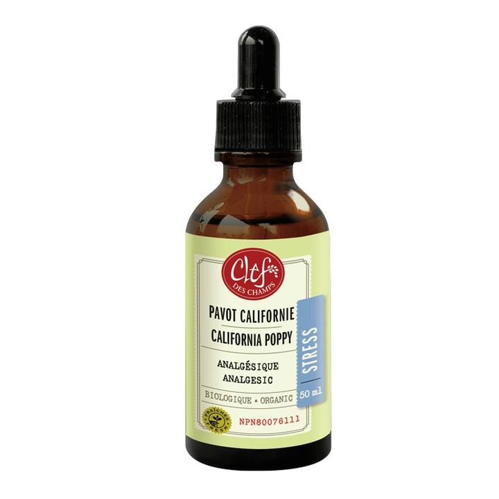 Clef des Champs - Teinture simple Pavot de californie 50 mL (com. spéciale)