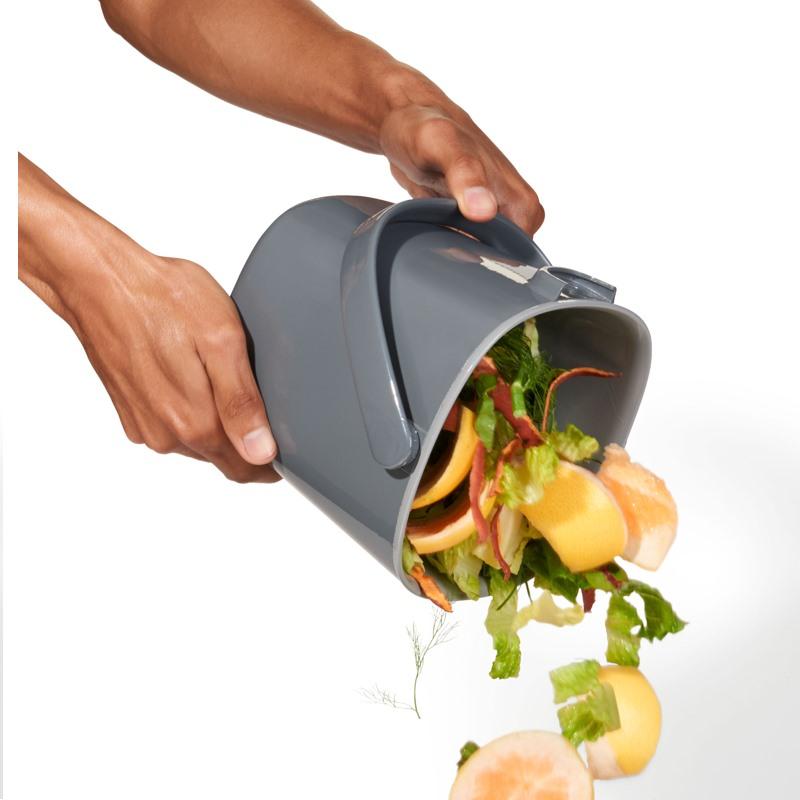 Oxo - Poubelle à compost 2.8L Gris
