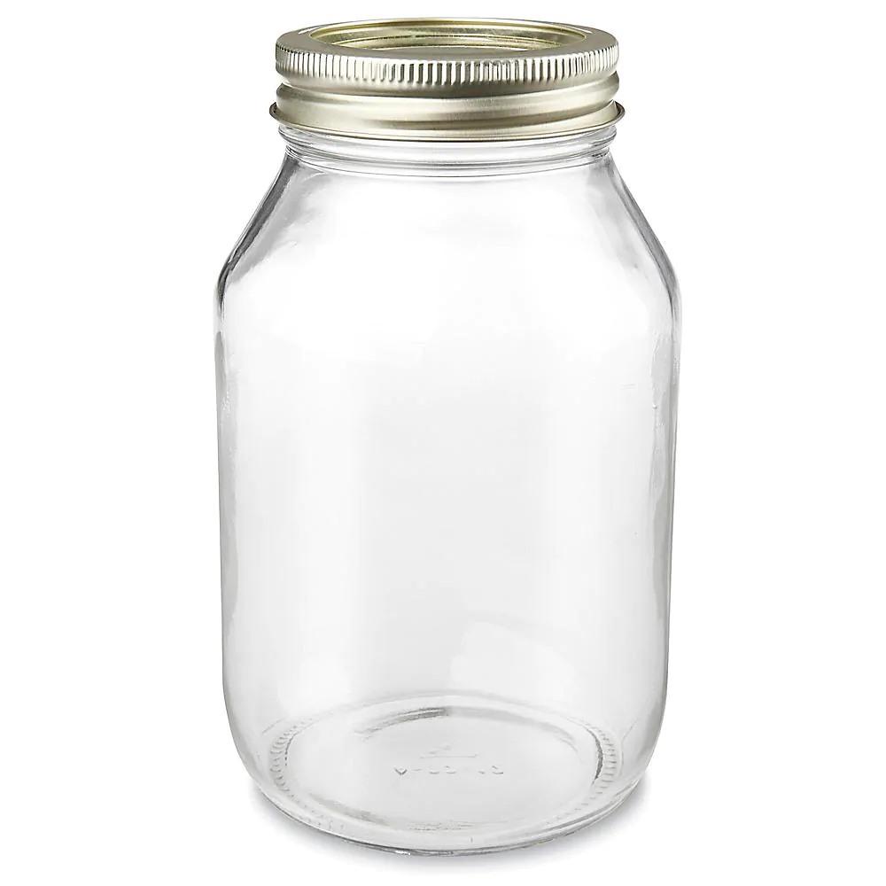 Pot pour conserves (Mason) - 1L (32 oz) Ouverture régulière