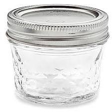 Pot pour conserves (Mason) - 125 mL (4 oz) Ouverture régulière