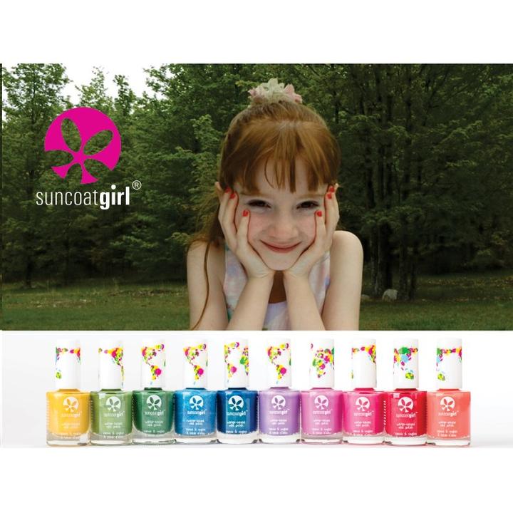 Suncoatgirl - Set de 10 minis vernis à ongles pour enfant - à partir de 3  ans - Sebio