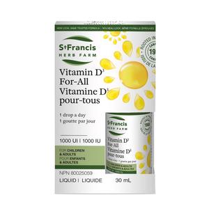 Vitamine D3 pour tous 1000 IU 30 mL