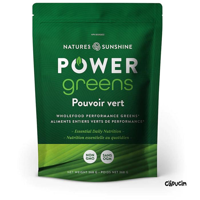 Power Greens 368 g by Nature's Sunshine | Le Capucin