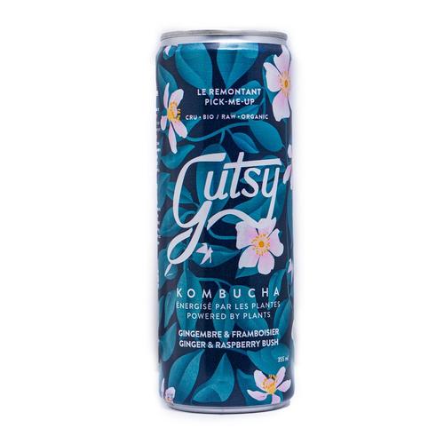 Gutsy Kombucha PickMeUp Kombucha Ginger & Raspberry Bush 355ml