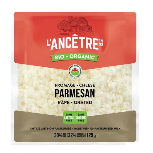 Fromagerie L'ancêtre - Parmesan Râpé Bio - Sans Lactose (125g) bio