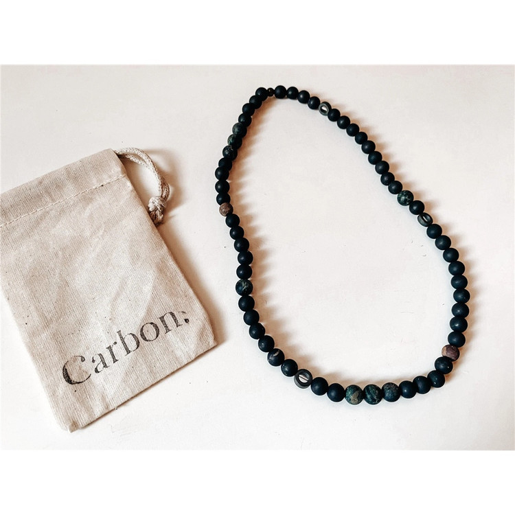 OYO – H. | Shungite & Jasper Energy Necklace | Santé en vrac