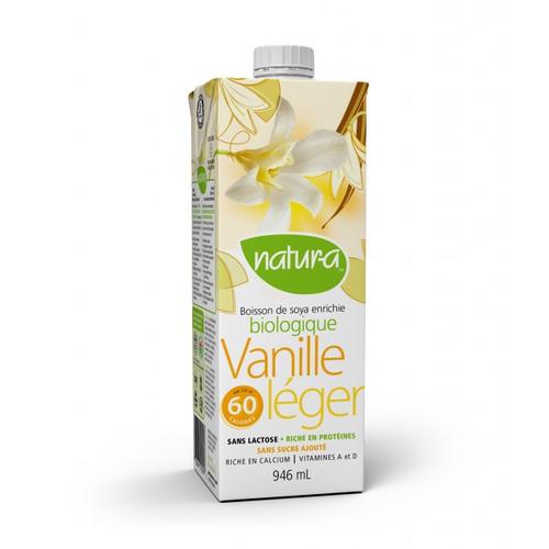 NATUR-A - Soy Beverage - Vanilla Light 946 ml Organic | Santé en vrac