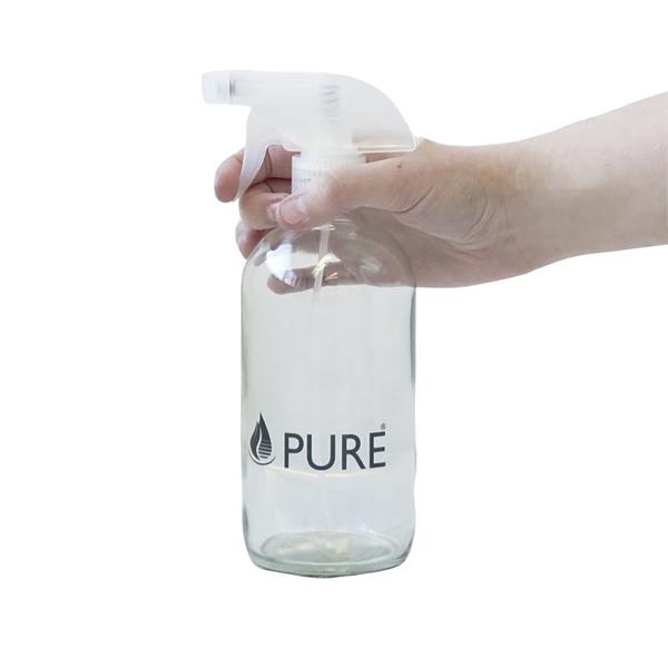 Bouteille de verre avec pompe 500 ml Pure - vide