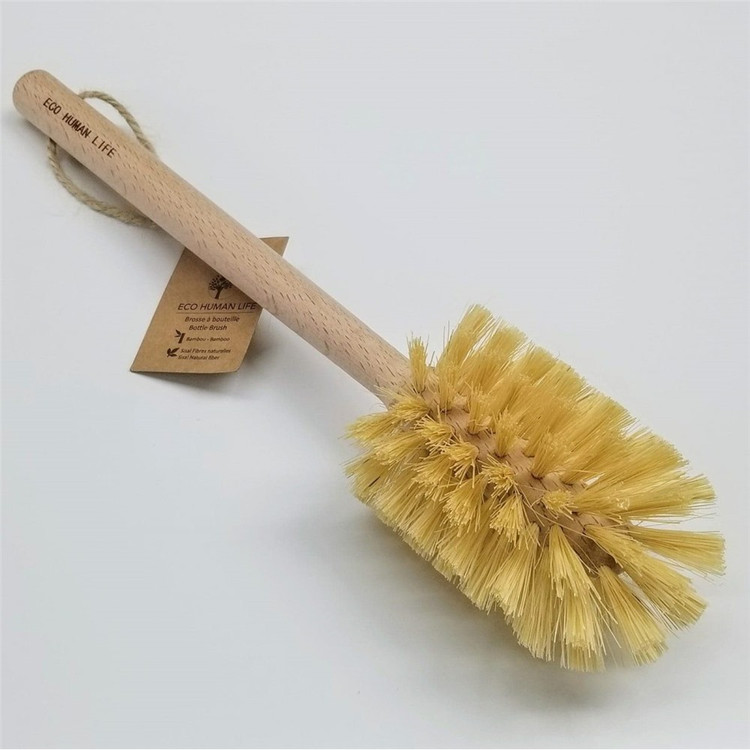 Lot De 2 Têtes De Rechange Pour Brosse Vaisselle Bambou – Poils Naturels Sisal & Agave, Écologique Zéro Déchet