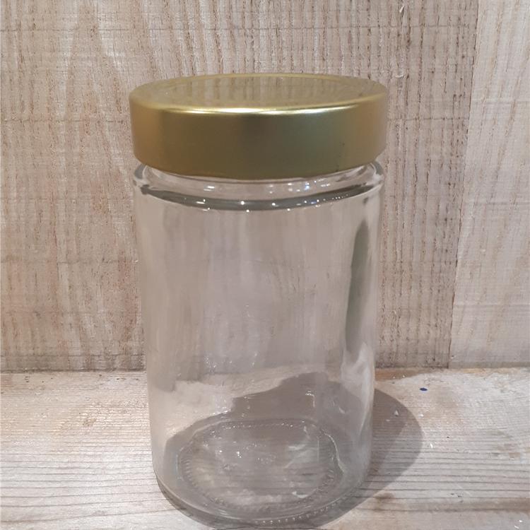 Pot en verre clair avec couvercle DTO 375 ml
