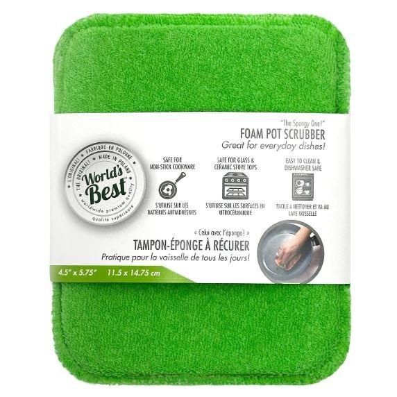 Tampons à Récurer Robustes – Lot De 10, Vert, éponge Diamantée, Pour Vaisselle, Cuisine, Salle De Bain