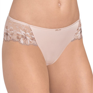 Porte-jarretelles Triumph Exclusive Glow - Taille 38/40 FR - Tulle Brodé Bicolore Noir/beige Doré - Neuf Avec étiquettes