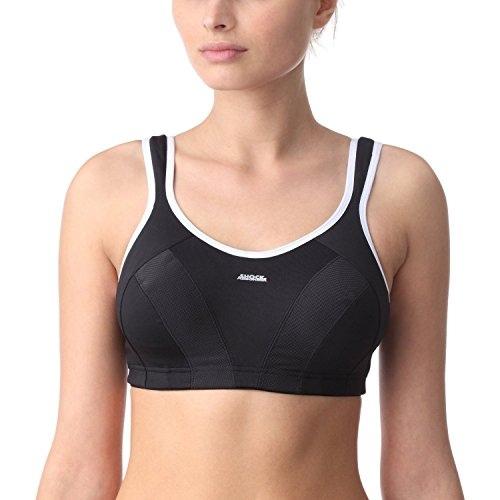 Soutien-gorge De Sport Freya Active Sans Armatures - Noir Turquoise, Tailles 85C/D/E, 90E, Neuf étiqueté