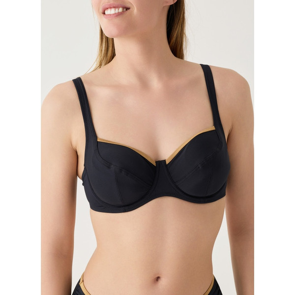 Bas De Maillot De Bain Janine Robin - Culotte Haute Couvrante Darling - Taille Mi-haute Amincissante - Composition 80% Lycra, 20% Elasthanne - 3