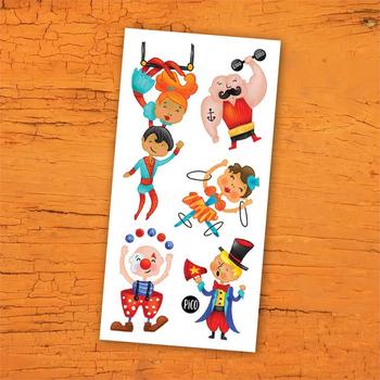 Tatouage temporaire - Le cirque acrobatique