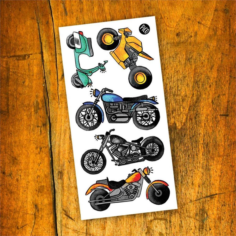 Tatouage temporaire - Amour de la moto