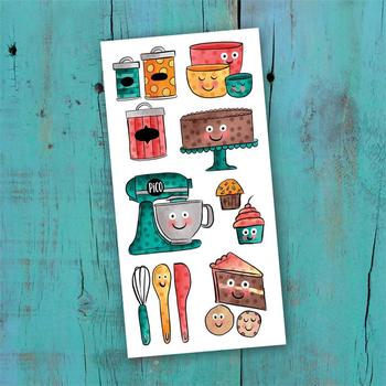 Tatouage temporaire - La passion de la pâtisserie