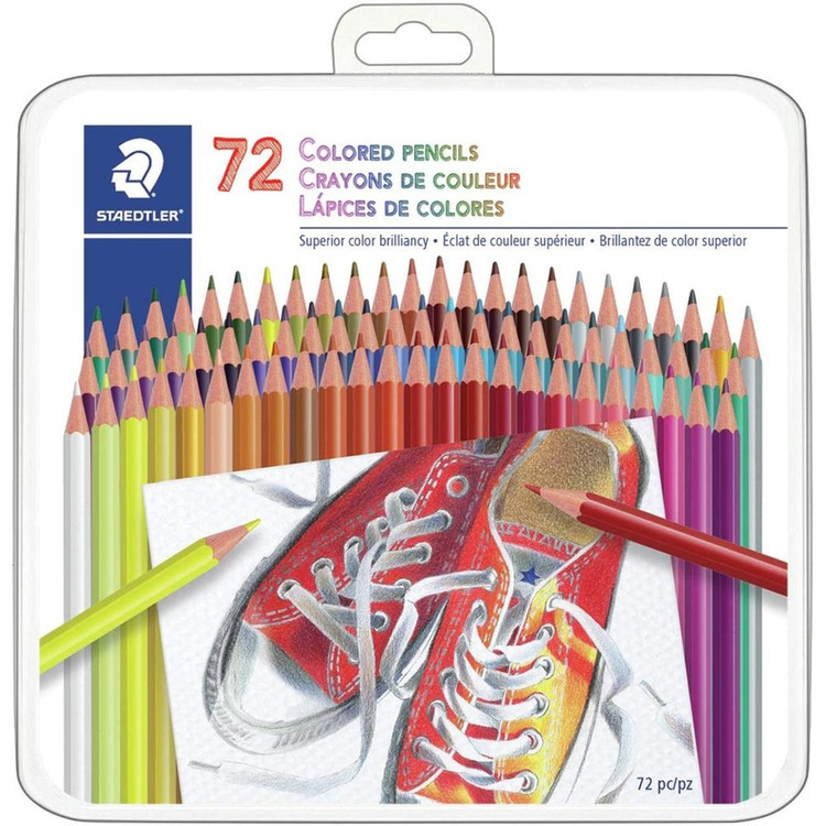 TVGO 72 Crayons Aquarellables, Crayons de couleur aquarellables avec