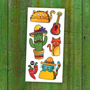 Tatouage temporaire - Les chatacos