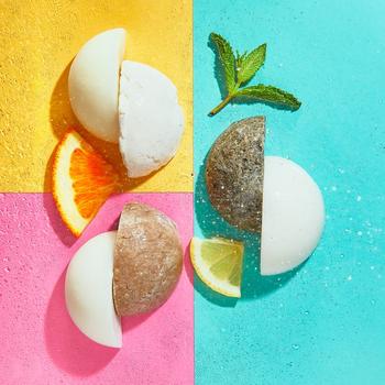 Duo-Shampoing et revitalissant - Bleuet et citron -Cheveux bouclés