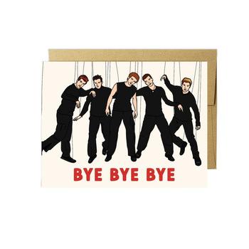 Carte à offrir - Bye bye bye