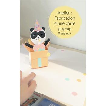 Fabrication d'une carte pop-up 9 ans et + : 7 juin 2025 10h