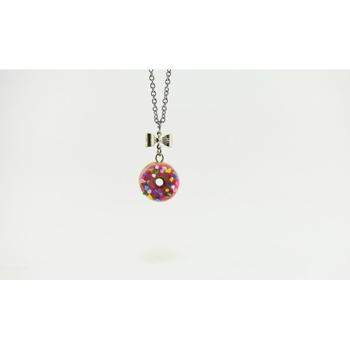 Collier  Beigne rose mini