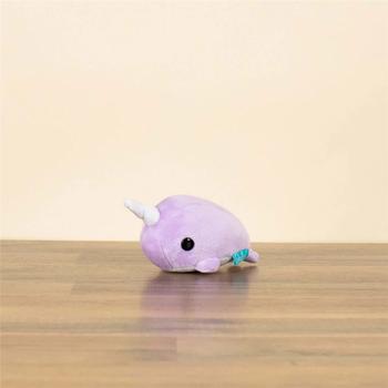 Peluche Le petit narval mauve