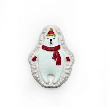 Bombe de bain - Mini ours polaire de Noël