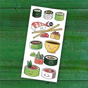 Tatouage temporaire - Mini sushis