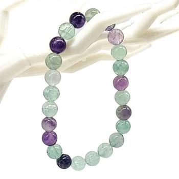 Bracelet - Fluorite - Arc-en-ciel - 8 mm