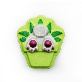 Bombe de bain - Popotin de lapin dans une plante !