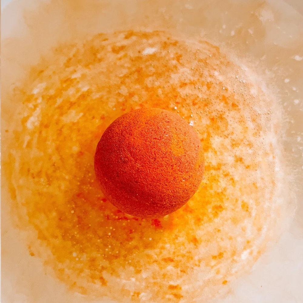 4 petites bombes de bain - Orange sanguine