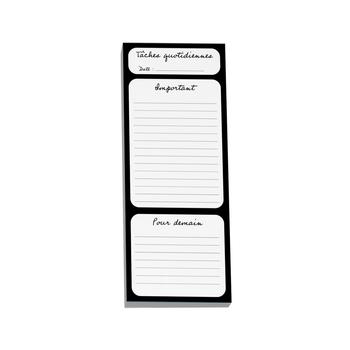 BLOC-NOTES - TÂCHES QUOTIDIENNES (4''X10'')